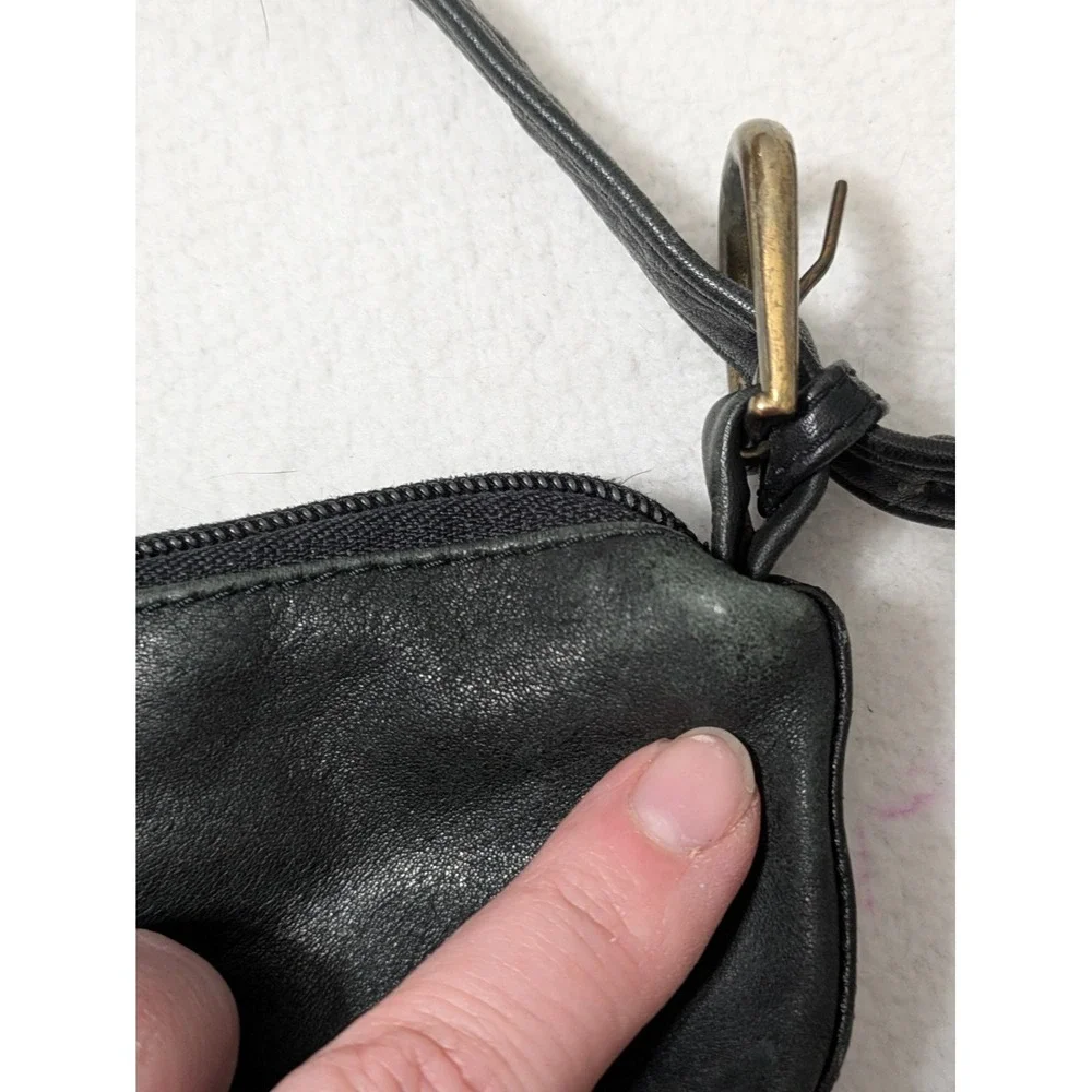Wilson's Black Genuine Leather‎ Bucket Bag